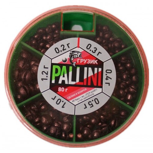 Набор грузов Pallini 80гр (набор 0.2g-1.2g)