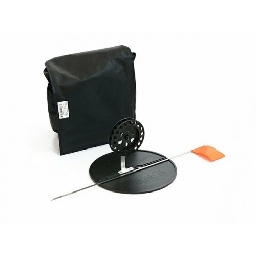 Набор жерлиц с алюминиевой стойкой d-210 мм, катушка 75 мм, в сумке (10 шт.)