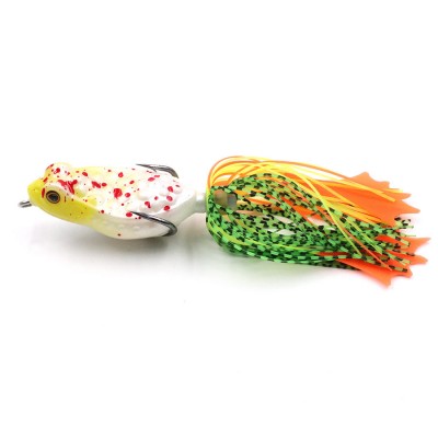 Лягушка-незацепляйка Namazu FROG с лапками, 48 мм, 8 г, цвет 06, крючок-двойник YR Hooks (BN) #1/0