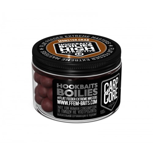 Насадочные бойлы FFEM Hookbaits Boilies Monster Crab/Краб и Перец 13mm