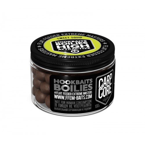 Насадочные бойлы FFEM Hookbaits Boilies Sweet Squid/Кальмар и Фрукты 13mm
