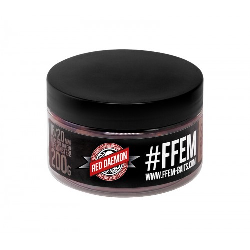 Насадочные пылящие бойлы FFEM Super Soluble Boilies HNV-Red Dаеmon/Острые Специи 16/20mm
