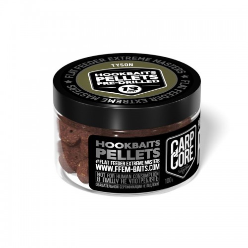 Насадочный пеллетс FFEM Hookbaits Pellets Tyson/Кальмар и Осьминог 13mm