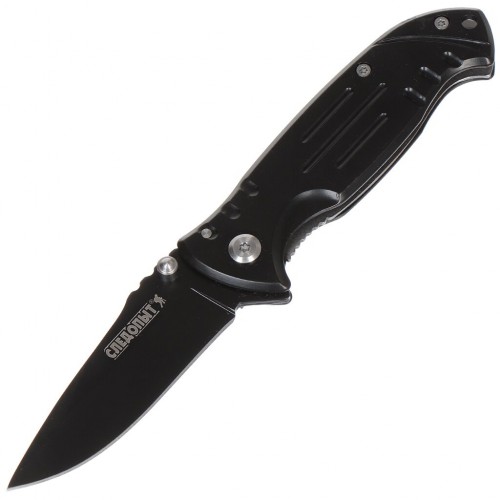 Нож туристический СЛЕДОПЫТ с зажимом, дл. клинка 75 мм, на блистере