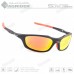 Очки поляризационные Tagrider в чехле N07-45 Gold Red Mirror