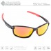 Очки поляризационные Tagrider в чехле N20-45 Gold Red Mirror