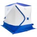 Палатка зимняя куб СЛЕДОПЫТ Long, 2,15х1,8 м, S по полу 3,8 кв.м, 3 слоя, цв. синий/белый