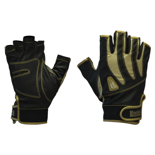 Перчатки спиннингиста Alaskan беспалые BL/Beg M (AGWK-03M)