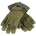 Перчатки треккинговые СЛЕДОПЫТ TACTIC POWER, с защитой суставов, зеленые, размер L