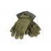 Перчатки треккинговые СЛЕДОПЫТ TACTIC, с защит. накладками, зеленые, размер M
