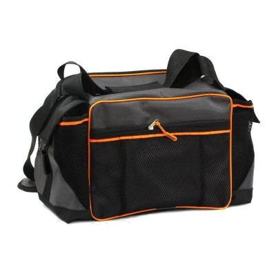 Сумка рыболовная СЛЕДОПЫТ Lure Bag XL, 40х28х24 см, цв. серый + 5 коробок Luno 28