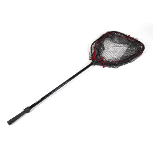 Подсачек складной телескопич. Namazu Pro NoKnot Net PVC, L- 160 см, квадратный складной обод 50 см, PVC