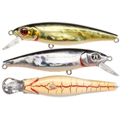 Воблер Минноу PONTOON 21 GreedyGuts 88F-SR, 88 мм, 10.9гр, Загл. 0.7м.-1м., Плавающий, цвет: 422