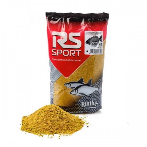 Прикормка рыболовная RUTILUS RS Метод  Sweet Corn спорт 1 кг