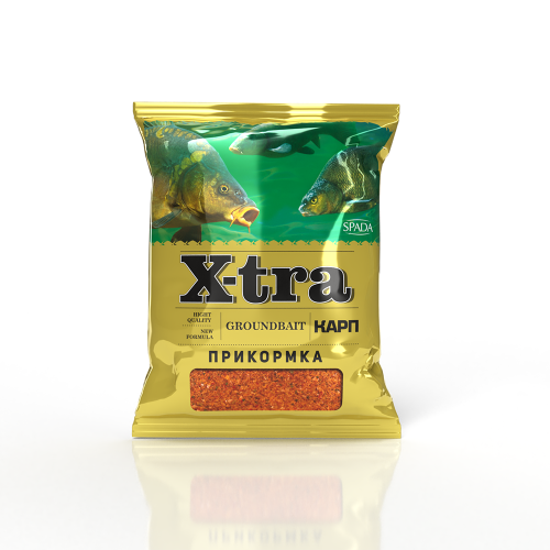 Прикормка рыболовная X-tra Карп слива (крупная фракция) 750 г