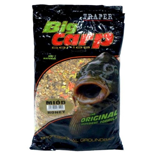 Прикормка Traper BIG CARP 1kg  Miód/Мед