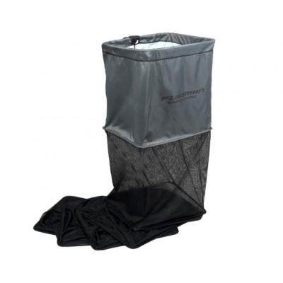 Садок прямоугольный Flagman Keepnet 50x40см black color Double thick nylon mesh