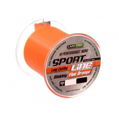Леска Carp Pro Sport Line Fluo Orange 300м 0.265мм