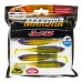 Силиконовая приманка LUCKY JOHN Pro Series 3D MAKORA SHAD TAIL 4" цвет 004, 6 шт