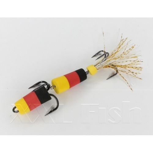 Приманка Мандула Флажок XXL FISH Модель №11 цвет ЖКЧ