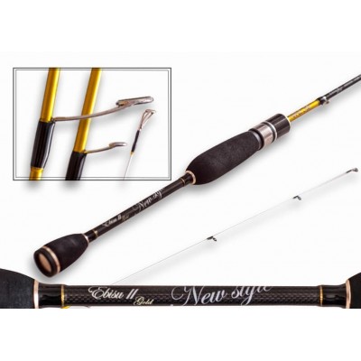 Спиннинг Crazy Fish Ebisu II Gold SG662SUL Light game new style 1.98м 0.6-5gr