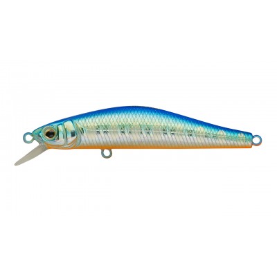 Воблер Минноу Strike Pro Inquisitor 80SP, 80 мм, 8,3 гр, Загл. 0,7м.-1,2м., Нейтральный, цвет: A150-713 UV Blue Silver OB, (EG-193A-SP#A150-713)