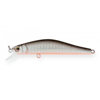 Воблер Минноу Strike Pro Inquisitor 80SP, 80 мм, 8,3 гр, Загл. 0,7м.-1,2м., Нейтральный, цвет: A70-713 Black Silver OB, (EG-193A-SP#A70-713)