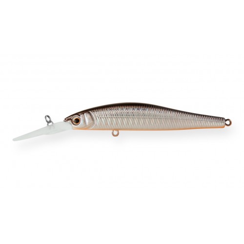 Воблер Минноу Strike Pro Jumper DR 90SP, 90 мм, 11 гр, Загл. 1,5м.-3,0м., Нейтральный, цвет: A70-713 Black Silver OB, (EG-192BL-SP#A70-713)