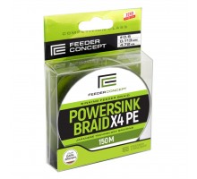 Леска плетеная Feeder Concept POWERSINK Dark Brown 150м 0.11мм