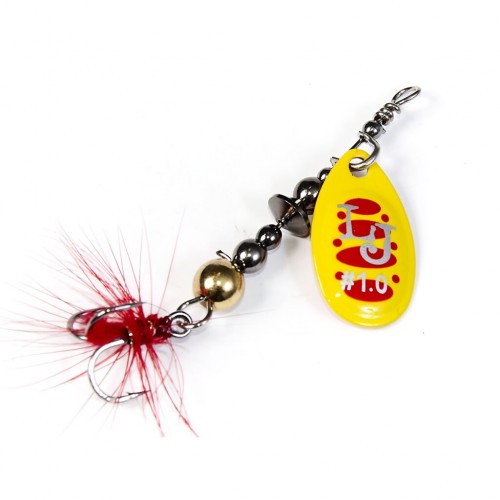 Блесна вращающаяся Lucky John BONNIE BLADE №1, вес 3.5 г, #010