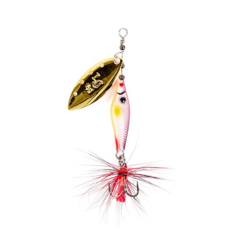 Блесна вращающаяся Lucky John TRIAN BLADE LONG, вес 9 г, #002