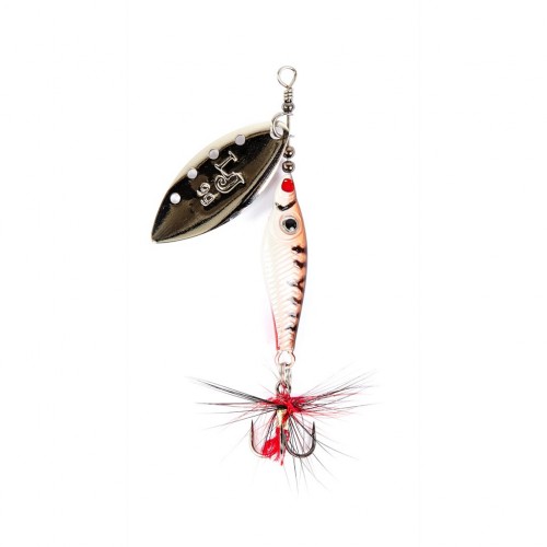 Блесна вращающаяся Lucky John TRIAN BLADE LONG, вес 9 г, #007