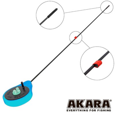 Удочка зимняя Akara Ice pro SPZ (0,5-6гр) синяя