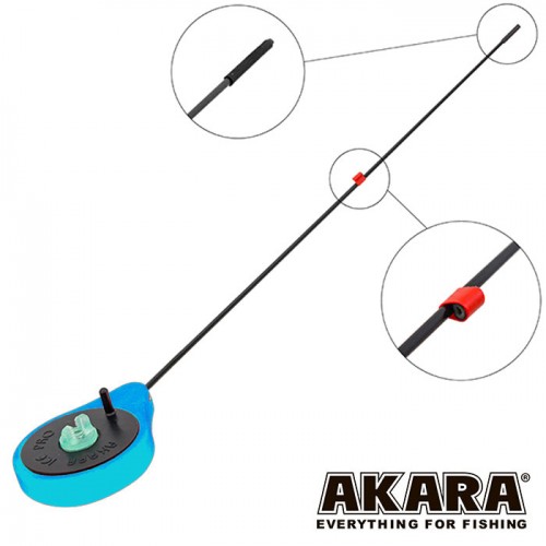 Удочка зимняя Akara Ice pro SPZ (0,5-6гр) синяя