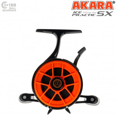 Катушка зимняя мультипликаторная Akara Practic SX 3+1 bb