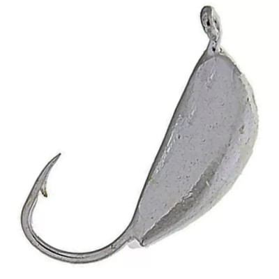 Мормышка с ушком банан никель 2.0мм 