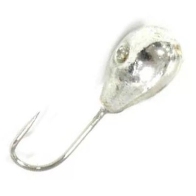 Мормышка с отв. Каблучок  серебро 2.0мм 