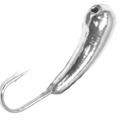 Мормышка с отв. Уралка серебро 2.5мм 