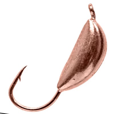 Мормышка с ушком банан медь 2.0мм 