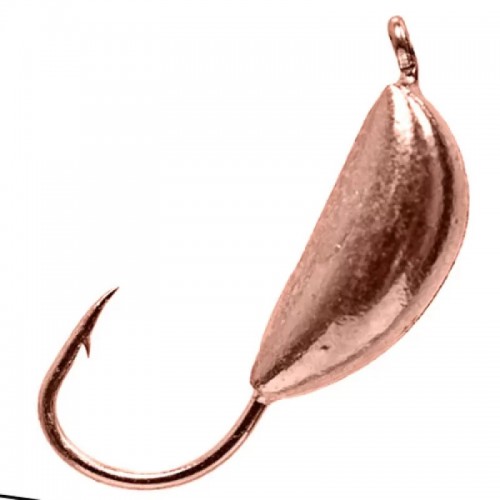 Мормышка с ушком банан медь 2.0мм