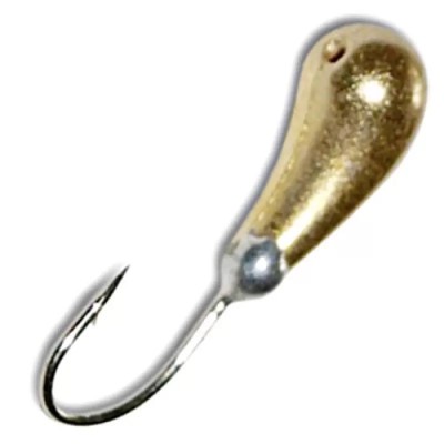 Мормышка с отв. Чесночинка золото 3.0мм 