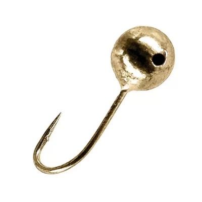 Мормышка с отв. Шар  золото 2.5мм 