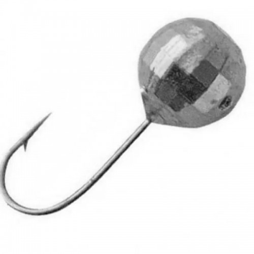 Мормышка с отв. Шар граненый никель 3.0мм