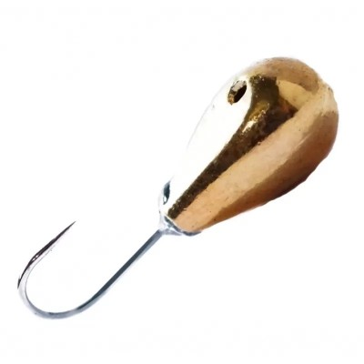 Мормышка с отв. Каблучок  золото 2.5мм 