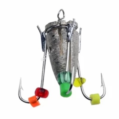 Мормышка с ушком Ведьма с коронк. серебро 3.0мм 