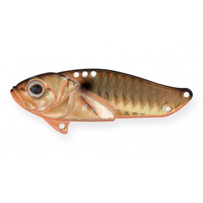 Блесна-Цикада Strike Pro Cyber Vibe 45, 45 мм, 9,1 гр, цвет: Black Back Smoked OB, (JG-005C#613-713)