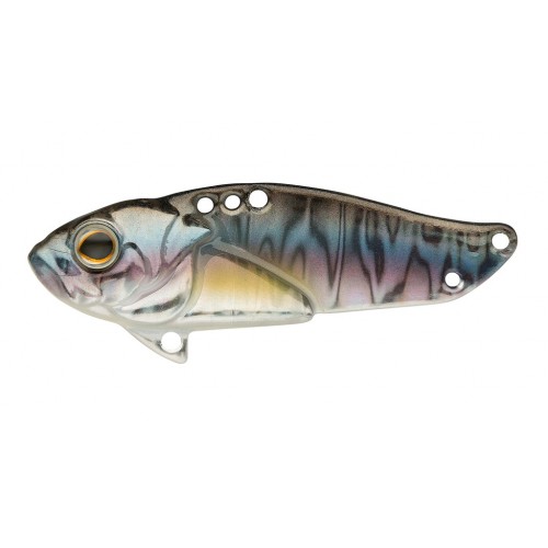 Блесна-Цикада Strike Pro Cyber Vibe 45, 45 мм, 9,1 гр, цвет: Rainbow Ghost Wakasagi, (JG-005C#A210-SBO-RP)