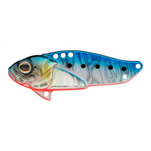Блесна-Цикада Strike Pro Cyber Vibe 45, 45 мм, 9,1 гр, цвет: Blue Back Silver OB Fluo, (JG-005C#A234-SBO)