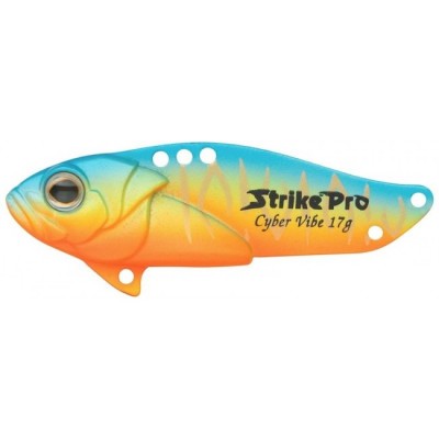 Блесна-Цикада Strike Pro Cyber Vibe 45, 45 мм, 9,1 гр, цвет: Bullfinch Mat Tiger, (JG-005C#A252S)