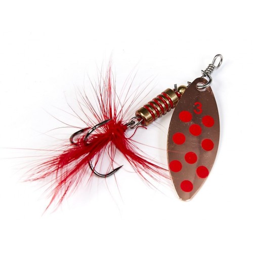 Блесна вращающаяся Lucky John SPIN X LONG №03, вес 6.0 г, цвет CR